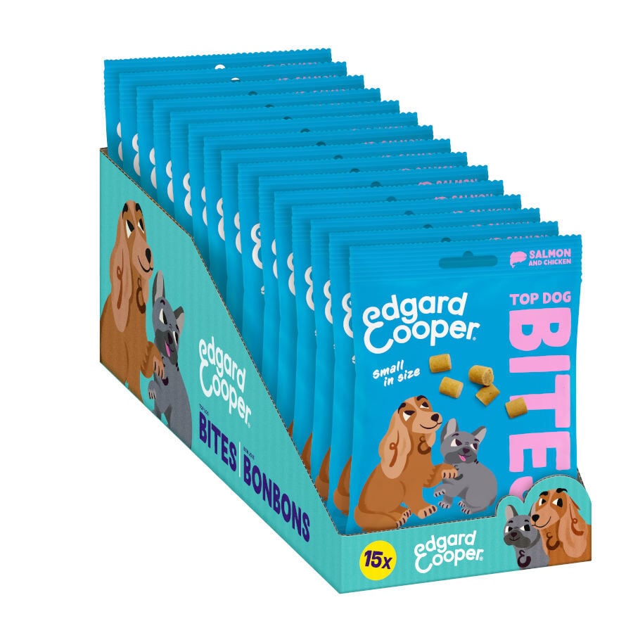 50 g Edgard & Cooper Bocaditos Mini de Salm&oacute;n y Pollo para perros, , large indicador imagen numero 9